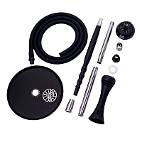 Фото 3 Кальян Alpha Hookah X black matte (без колбы) 