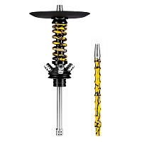 Фото 1 Кальян MAMAY CUSTOMS Coilover Micro золотой сплеш (без колбы) 