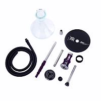 Фото 3 Кальян Alpha Hookah Beat Splash Sleepy (прозрачная колба) 