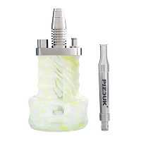 Фото 1 Кальян Pizduk Hookah (orange-bag) бело-жёлтая колба 