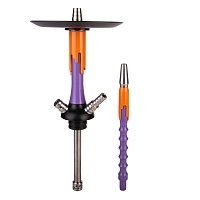 Фото 1 Кальян MAMAY CUSTOMS Flow сирень/оранжевый (без колбы) 