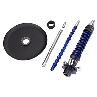 Фото 4 Кальян MAMAY CUSTOMS Coilovers MINI чёрно-синий лак (без колбы) 