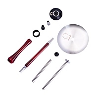 Фото 3 Кальян UNION Sleek акрил красный 