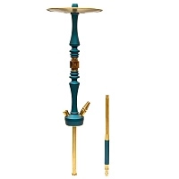 Фото 1 Кальян Hoob Mars Pro | Морской синий x Золото 