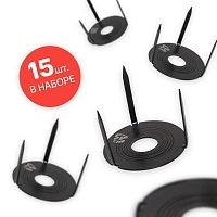 Фото 1 Фиксатор для фрукта WATTA черный (комплект 15шт) 