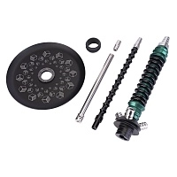 Фото 4 Кальян MAMAY CUSTOMS Coilovers MINI зелёный лак-чёрный (без колбы) гр. кубы 