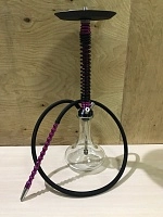 Фото  Кальян MAMAY CUSTOMS Coilovers фиолетово-черный (без колбы) 