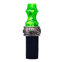 Фото 2 Мундштук индивидуальный Japona Hookah Mouth Tip Samurai Cord-Green 