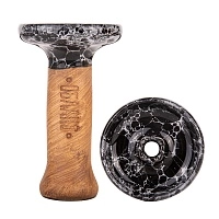 Фото  Чашка Облако Phunnel S Glaze Top черно-белый мрамор 