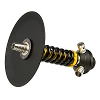 Фото 3 Кальян MAMAY CUSTOMS Coilover Micro чёрно-жёлтый (без колбы) 