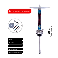 Фото 2 Кальян DSH EX Coral Red (без колбы) 