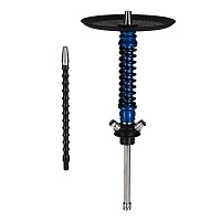 Фото 1 Кальян MAMAY CUSTOMS Coilovers MINI голубой лак - черный (грав. Калиграфия) (без колбы) 