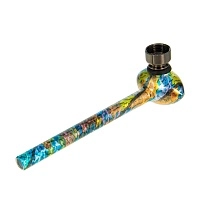 Фото  Трубка курительная стекло CH РЕГБИ тёмная в ассортименте 