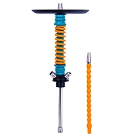 Фото 1 Кальян MAMAY CUSTOMS Coilovers MINI морская волна-оранжевый (без колбы) 