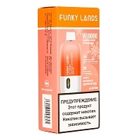 Фото  FUNKY LANDS Арбуз малина и двойной лёд (10 000 затяжек) 