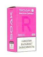Фото  SOAK R Мангостин грейпфрут 5000 затяжек 