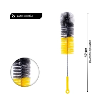 Фото 1 Ершик для колбы N1 (пластиковая ручка) чёрно-жёлтый 