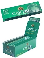 Фото  Бумага для самокруток CARTEL GREEN (50шт) 