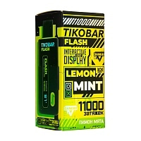 Фото  TIKOBAR FLASH Лимон Мята 11000 затяжек 
