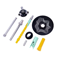 Фото 4 Кальян MAMAY CUSTOMS Flow жёлто-фисташковый (без колбы) 