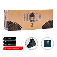 Фото  Уголь Cocoloco кокосовый 64 шт (26 мм) horeca 20кг 