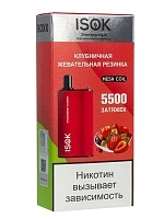 Фото  ISOK BOXX Клубничная Жевательная Резинка (5500 затяжек) 
