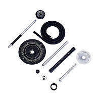 Фото 2 Кальян Alpha Hookah ORO Light Black (без колбы) 