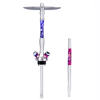 Фото 1 Кальян UNION Fibonacci гибрид розово-фиолетовый (без колбы) 