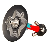 Фото 2 Кальян MAMAY CUSTOMS Flow красный-м.волна (без колбы) 