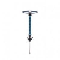 Фото 1 Кальян MAMAY CUSTOMS Coilovers черно-голубой (без колбы) 