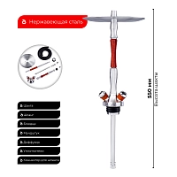 Фото 2 Кальян UNION Fibonacci African Padauk (без колбы) 