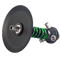 Фото 3 Кальян MAMAY CUSTOMS Coilover Micro зелёно-чёрный сплеш (без колбы) 