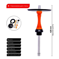 Фото 1 Кальян Alpha Hookah X orange (без колбы) 