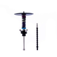 Фото  Кальян MAMAY CUSTOMS Coilover Micro космос чёрный (без колбы) 
