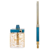 Фото 1 Кальян Hoob subAtom Морской синий x Золото | Cube mini Gold 