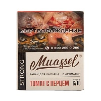 Фото  Muassel Strong с ароматом Томат с перцем, 40 гр. 