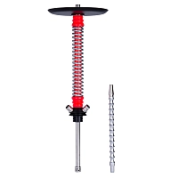 Фото 1 Кальян MAMAY CUSTOMS Coilovers розовый ф-хром (без колбы) 