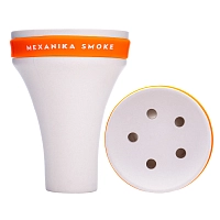 Фото 2 Чашка Mexanika Fancy (белая с оранжевым) 