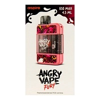 Фото  Электронная система BRUSKO Angry Vape Fury 650 mAh (розовый) 