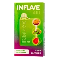 Фото  INFLAVE AIR Маракуйя Киви Гуава (6000 затяжек) 