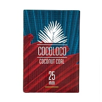 Фото 2 Уголь Cocoloco кокосовый 72 шт (25 мм) 