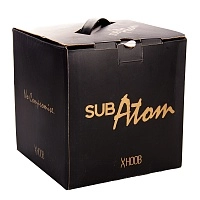 Фото 2 Кальян Hoob subAtom Чёрный x Золото | Cube mini Gold 