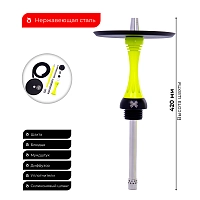 Фото 2 Кальян Alpha Hookah X yellow (без колбы) 