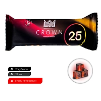 Фото 3 Уголь Crown кокосовый 12 шт (25 мм) 