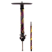 Фото 1 Кальян MAMAY CUSTOMS Coilover BIG SPECIAL ANOD чёрный/пурпурнозолотой камуфляж (без колбы) 