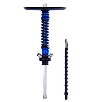 Фото 1 Кальян MAMAY CUSTOMS Coilovers MINI голубой лак - черный (без колбы) 