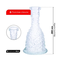 Фото 3 Колба Vessel Glass Колокол Кристалл прозрачный 