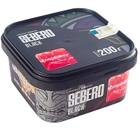 Фото  SEBERO Black с ароматом Малина (Raspberry), 200 гр. 