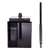 Фото 1 Кальян Hoob Atom Чёрный x Чёрный | Hoob Cube Black 
