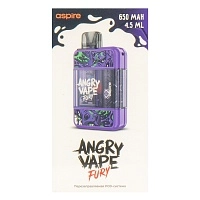 Фото 1 Электронная система BRUSKO Angry Vape Fury 650 mAh (фиолетовый) 